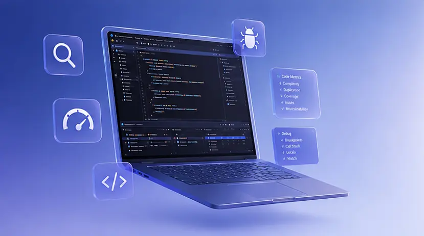 محیط حرفه‌ای کدنویسی و Debug در Visual Studio برای توسعه‌دهندگان و مهندسان نرم‌افزار