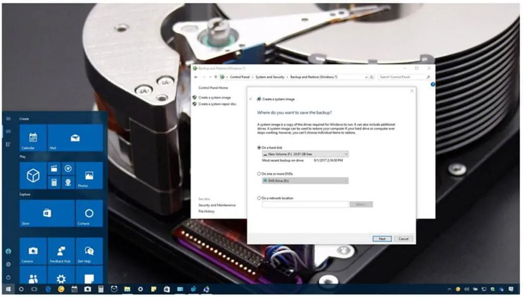 &bull; چگونه برای ویندوز 10 خود پشتیبان یا بک آپ تهیه کنیم؟ دی 1404