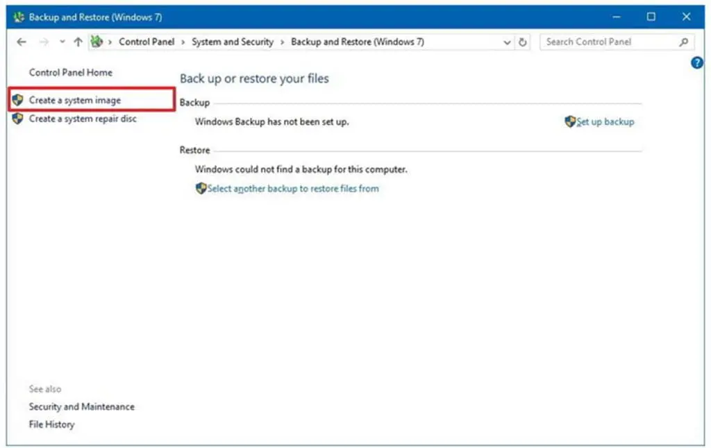 &bull; چگونه برای ویندوز 10 خود پشتیبان یا بک آپ تهیه کنیم؟ دی 1404