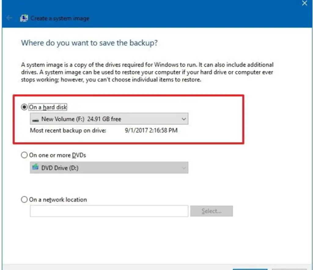 &bull; چگونه برای ویندوز 10 خود پشتیبان یا بک آپ تهیه کنیم؟ دی 1404