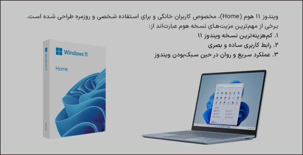 معرفی انواع ورژن ها و تفاوت نسخه های ویندوز 11 + مقایسه 2 مایکروسافت لایسنس • معرفی انواع ورژن ها و تفاوت نسخه های ویندوز 11 + مقایسه شهریور 1404