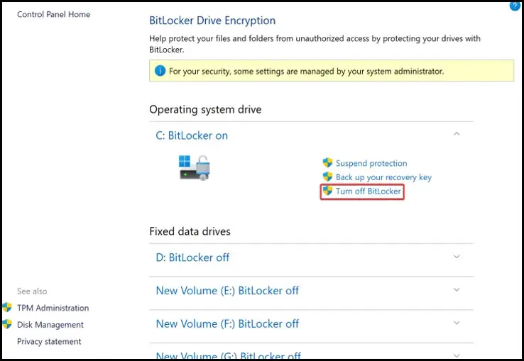 آموزش غیرفعال کردن رمزگذاری BitLocker در ویندوز 11 و 10 3 مایکروسافت لایسنس • آموزش غیرفعال کردن رمزگذاری BitLocker در ویندوز 11 و 10 شهریور 1404