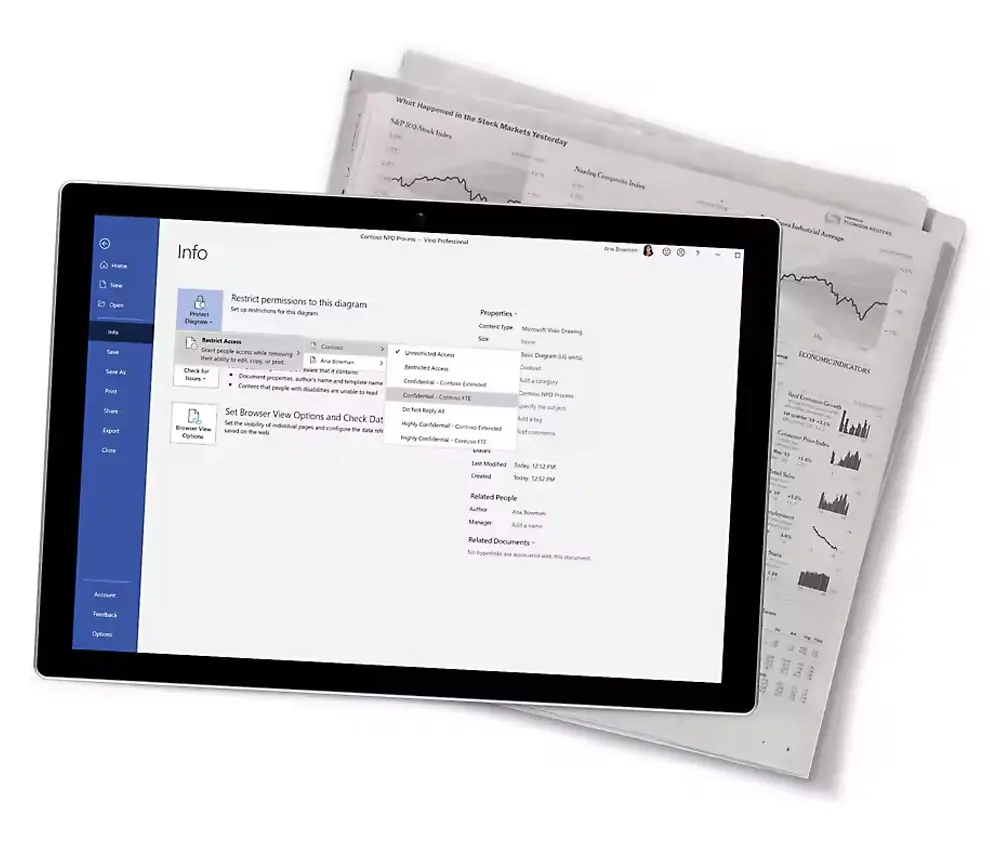 Visio 13 مایکروسافت لایسنس • Visio دی 1404