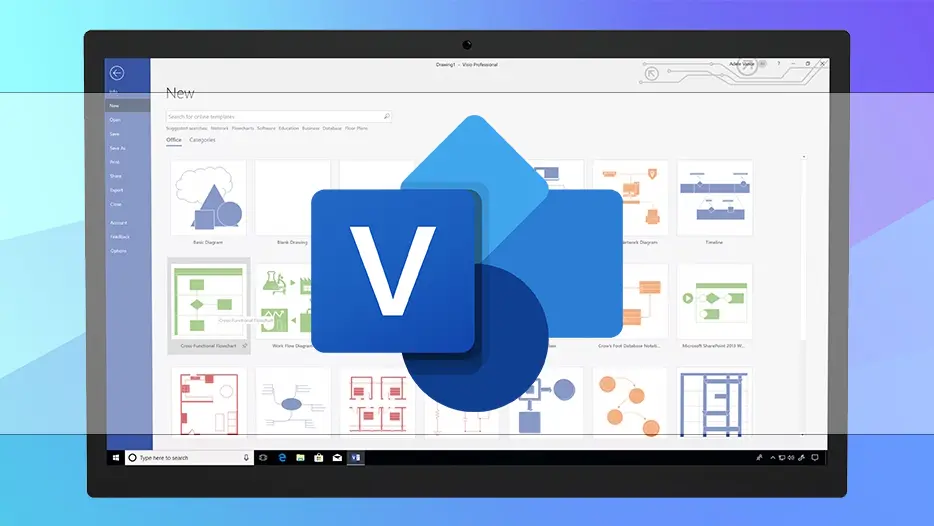 Visio 2 مایکروسافت لایسنس • Visio دی 1404