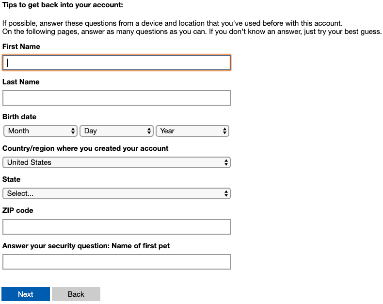 برای بازیابی اکانت بلاکشده مایکروسافت چه مراحلی باید انجام داد؟ 10 microsoft outlook second recover step two برای بازیابی اکانت بلاکشده مایکروسافت چه مراحلی باید انجام داد؟ ژانویه 2025 9