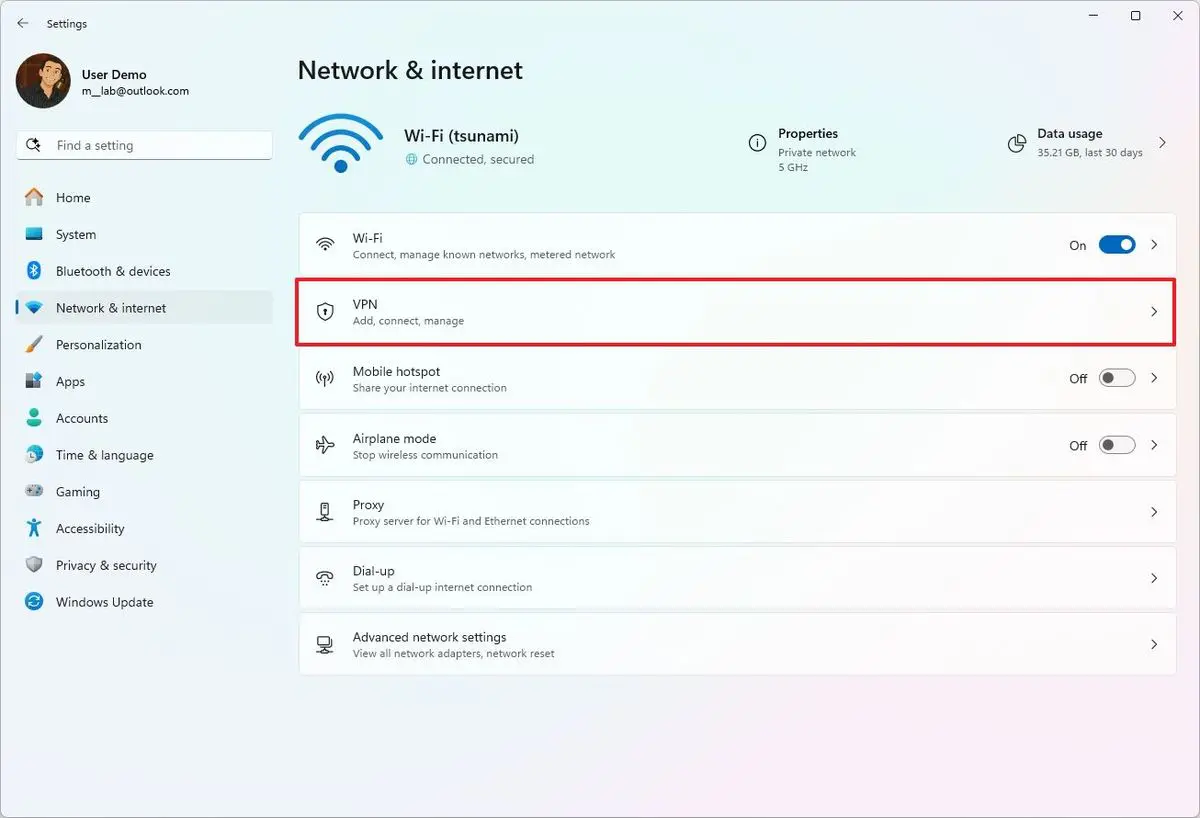 &bull; ویژگی های امنیتی حیاتی در ویندوز ۱۱ که باید قبل از وصل شدن به وای‌فای عمومی فورا فعال کنید! خرداد 1405