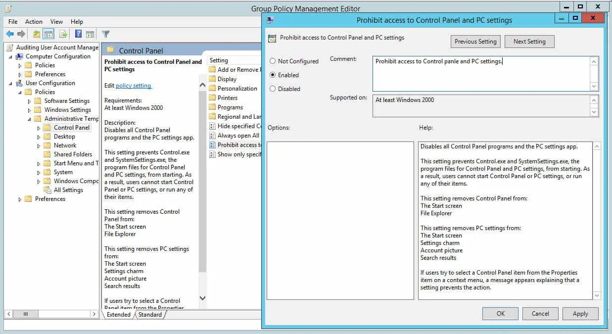 &bull; نمونه‌ها و تنظیمات Group Policy به منظور مدیریت مؤثر و کارآمد مرداد 1405
