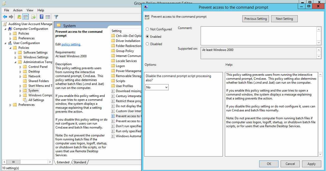 &bull; نمونه‌ها و تنظیمات Group Policy به منظور مدیریت مؤثر و کارآمد مرداد 1405