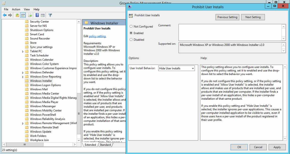 &bull; نمونه‌ها و تنظیمات Group Policy به منظور مدیریت مؤثر و کارآمد مرداد 1405