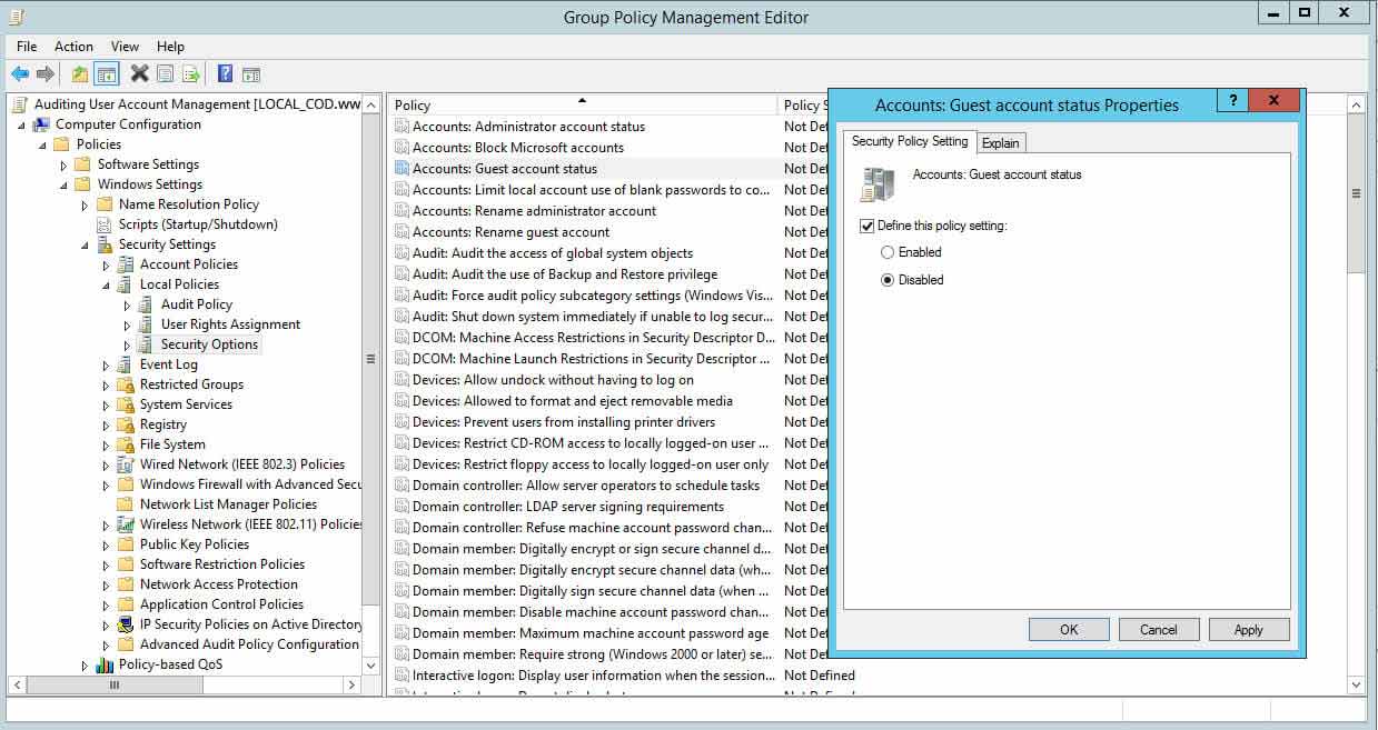 &bull; نمونه‌ها و تنظیمات Group Policy به منظور مدیریت مؤثر و کارآمد مرداد 1405