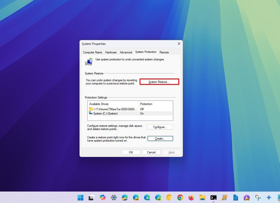 &bull; نحوه استفاده از System Restore در ویندوز 11 دی 1404