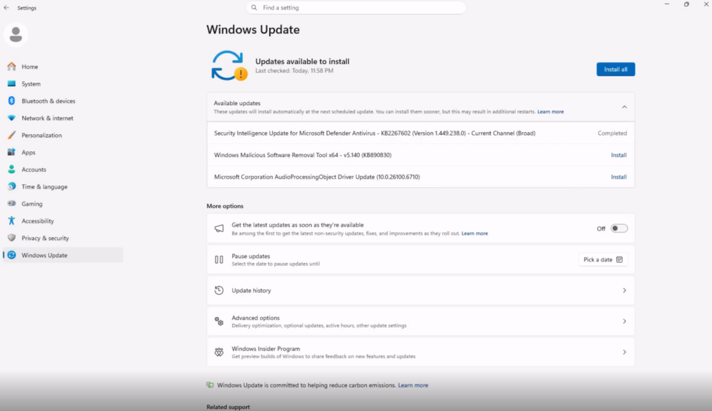 &bull; تجربه Windows Update وارد مرحله جدیدی شد شهریور 1405