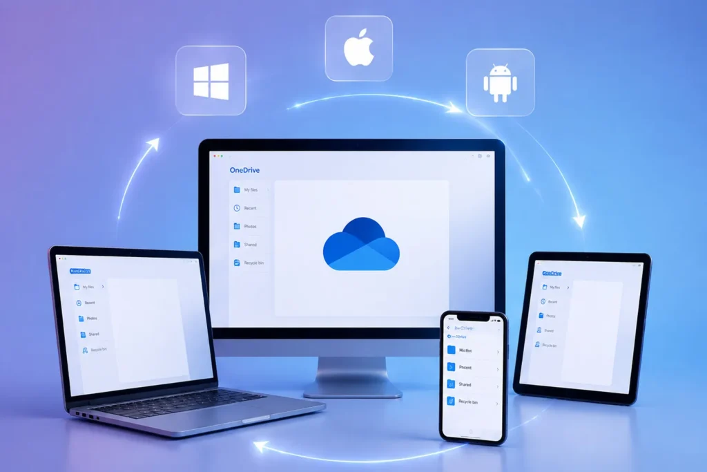 همگام‌سازی فایل‌ها در Microsoft 365 با OneDrive میان ویندوز، مک، اندروید و iPhone