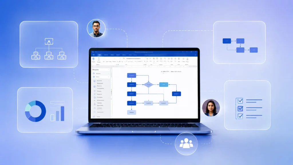 Microsoft Visio 2024 Professional برای مدل‌سازی فرآیندها و طراحی ساختار سازمانی