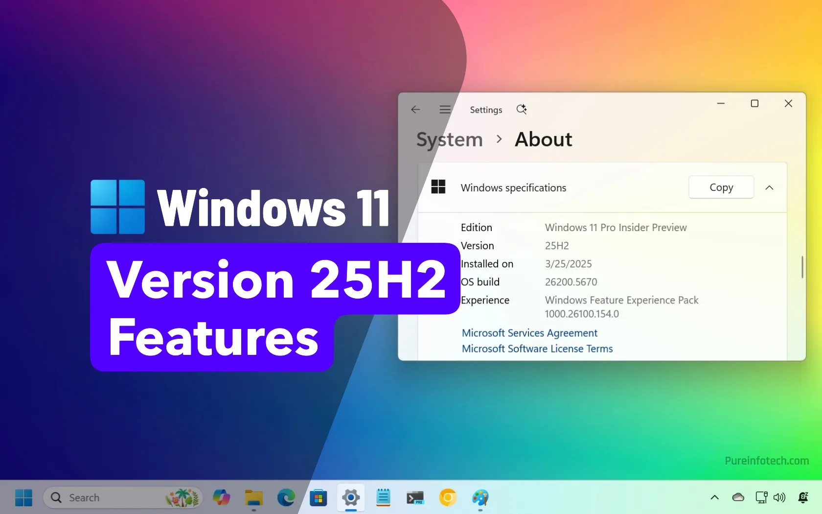 &bull; به‌روزرسانی Windows 11 نسخه 25H2: ویژگی‌های ضروری که باید بدانید مرداد 1405