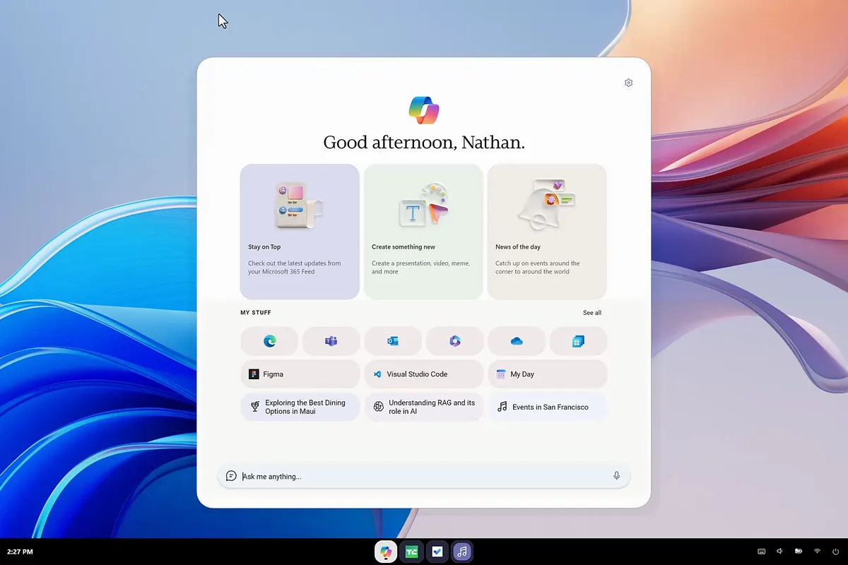 &bull; Project Aion چیست؟ هر آنچه درباره پروژه مخفی سیستم‌عامل Copilot مایکروسافت می‌دانیم شهریور 1405
